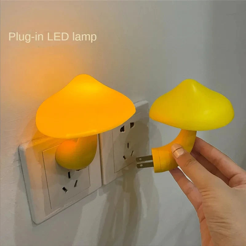 Bedroom Led Night Light (Mushroom) - Warm White