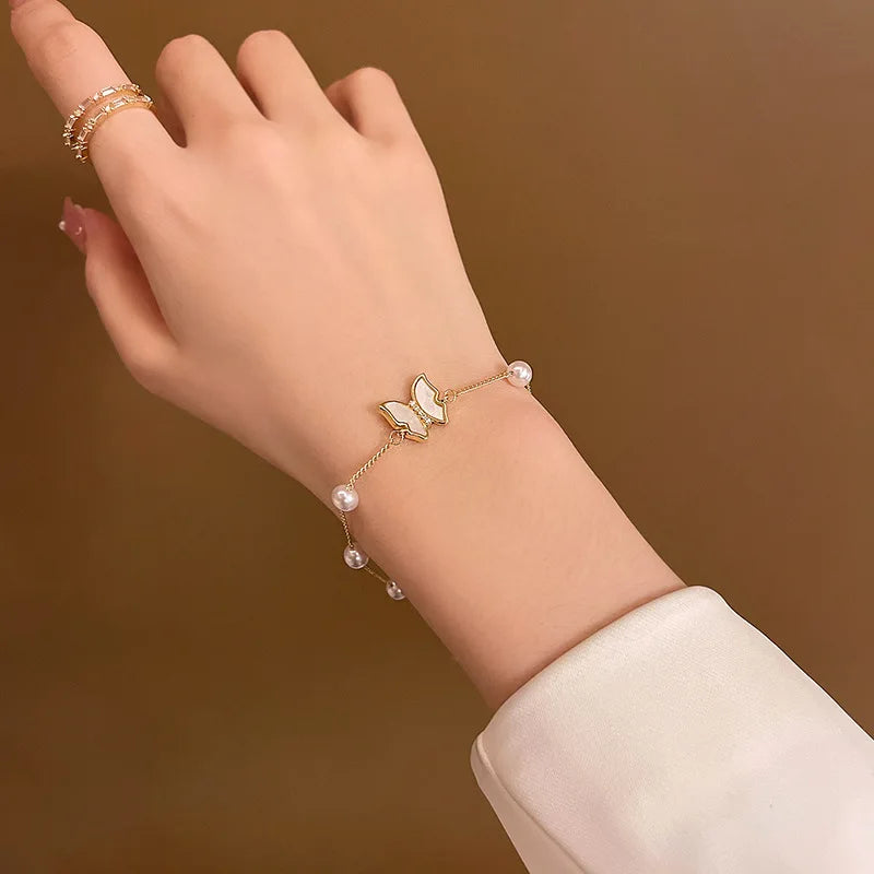 2024 Fashion Color  Heart Letter  Bracelet