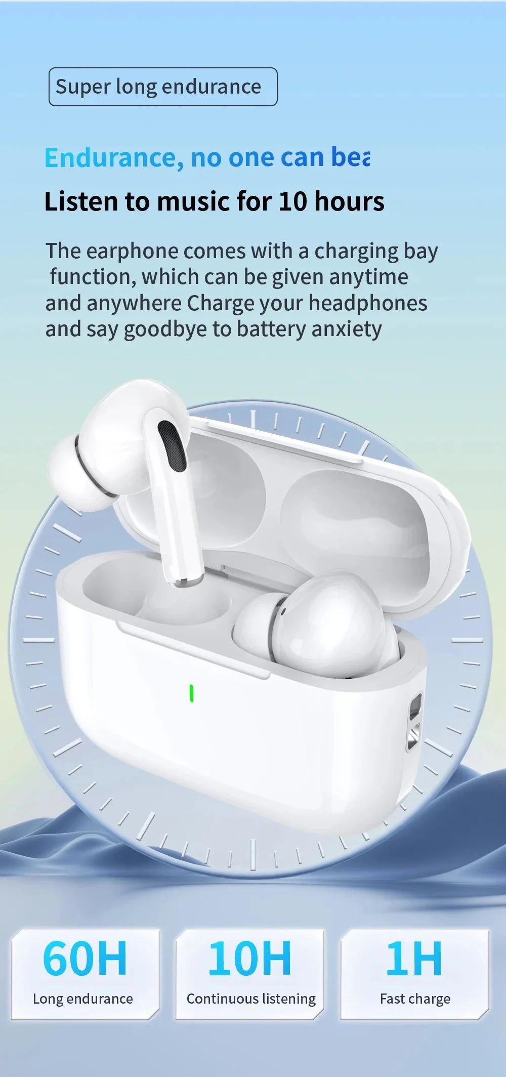 2024 New Air Pro  Wireless/ Bluetooth Earphones /  Earbuds  (IPhone / Android)