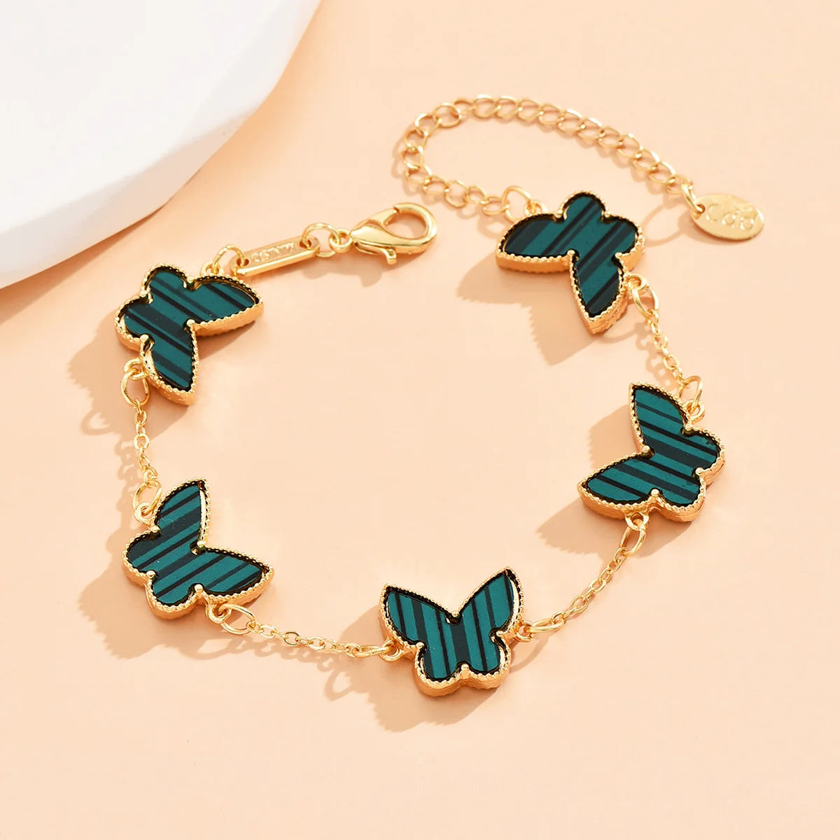 2024 Fashion Color  Heart Letter  Bracelet