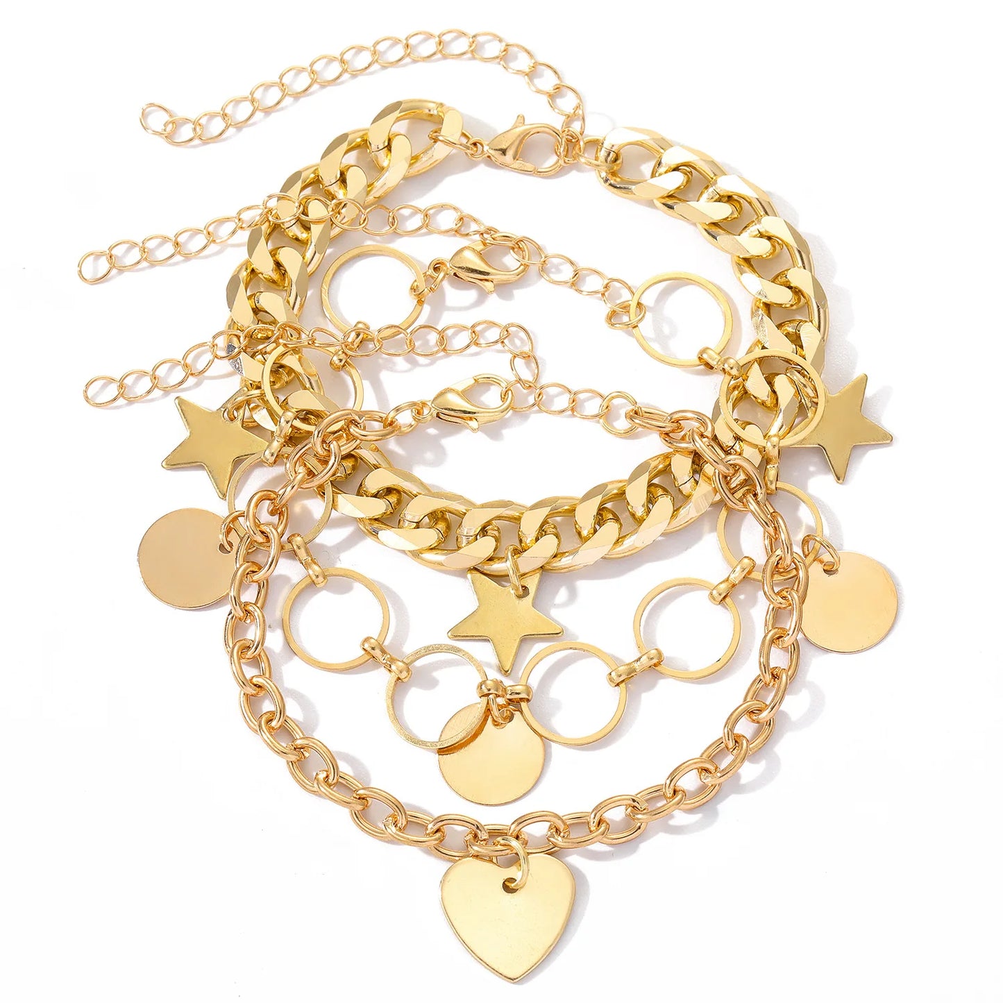 2024 Fashion Color  Heart Letter  Bracelet