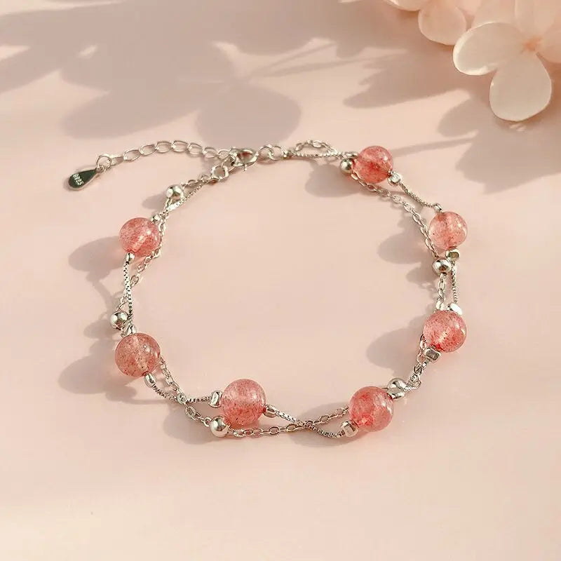 2024 Fashion Color  Heart Letter  Bracelet