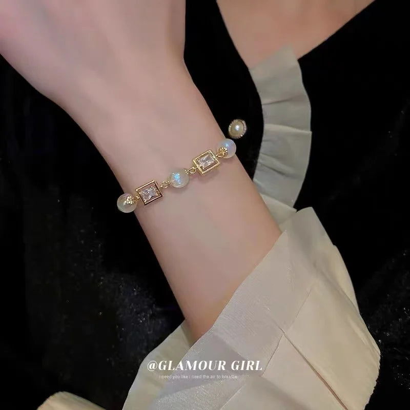 2024 Fashion Color  Heart Letter  Bracelet