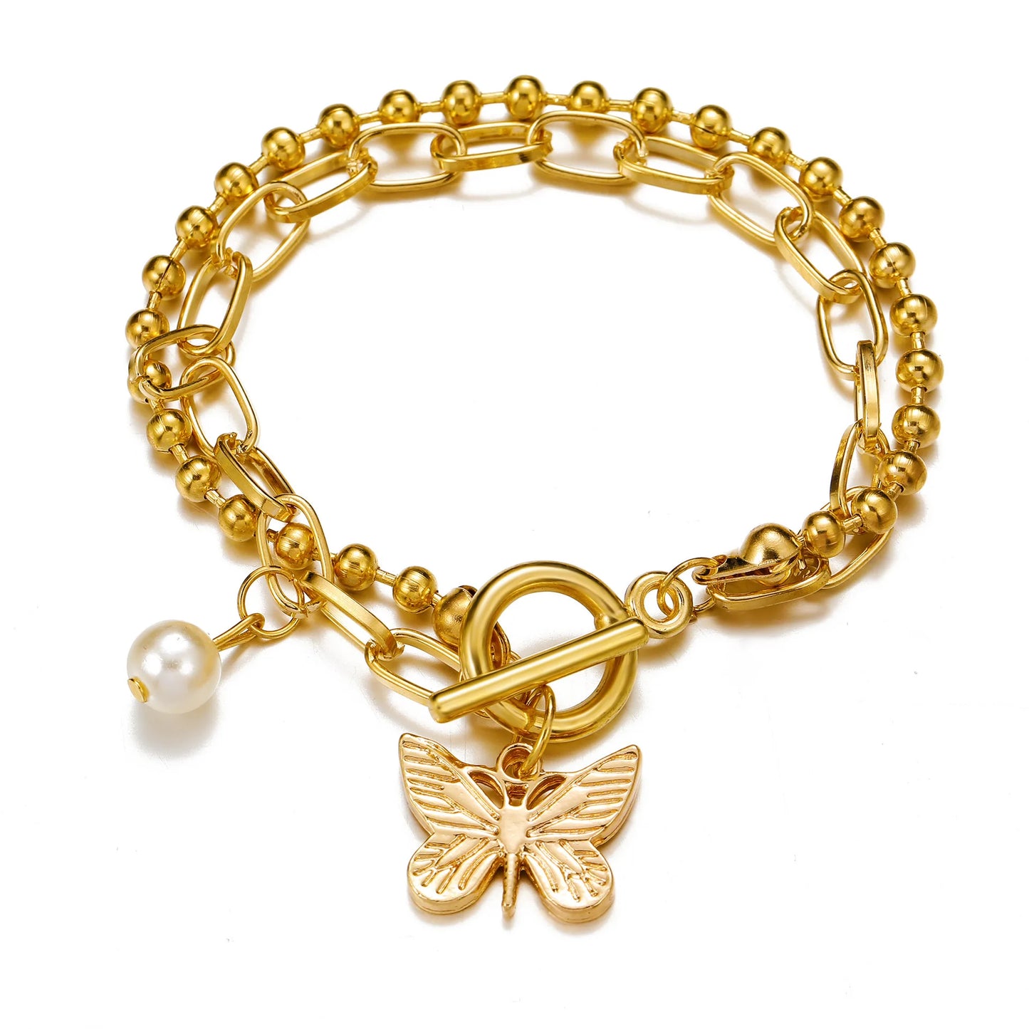 2024 Fashion Color  Heart Letter  Bracelet