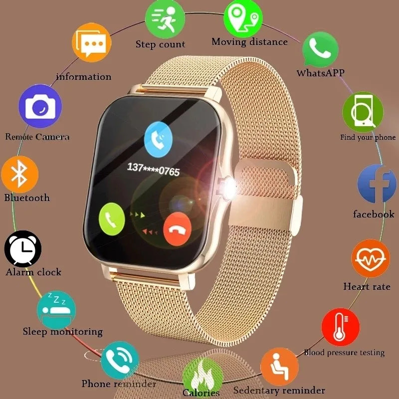 1.83'' Smart Watch  Fitness for:  Heart Monitor / Sport / Bluetooth Calls /  Watches for Men Women